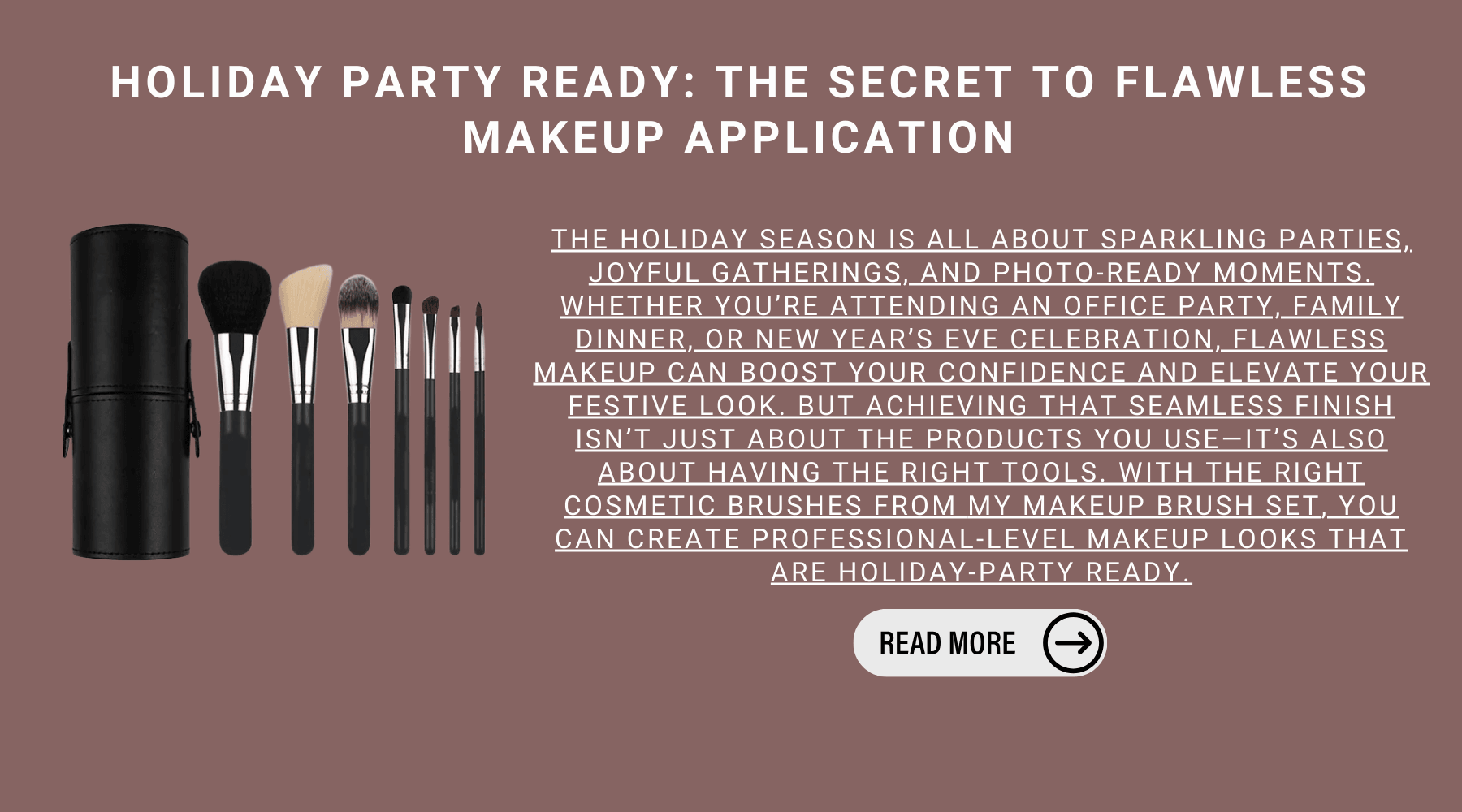 Holiday Party Ready: The Secret To Flawless Makeup Application