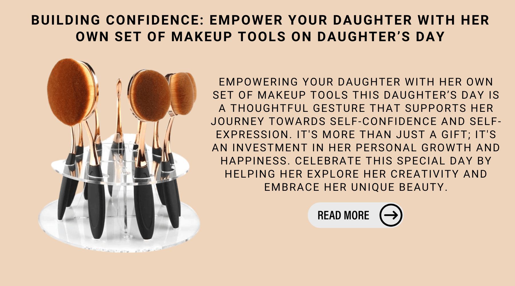 Building Confidence: Empower Your Daughter With Her Own Set Of Makeup Tools On Daughter’s Day