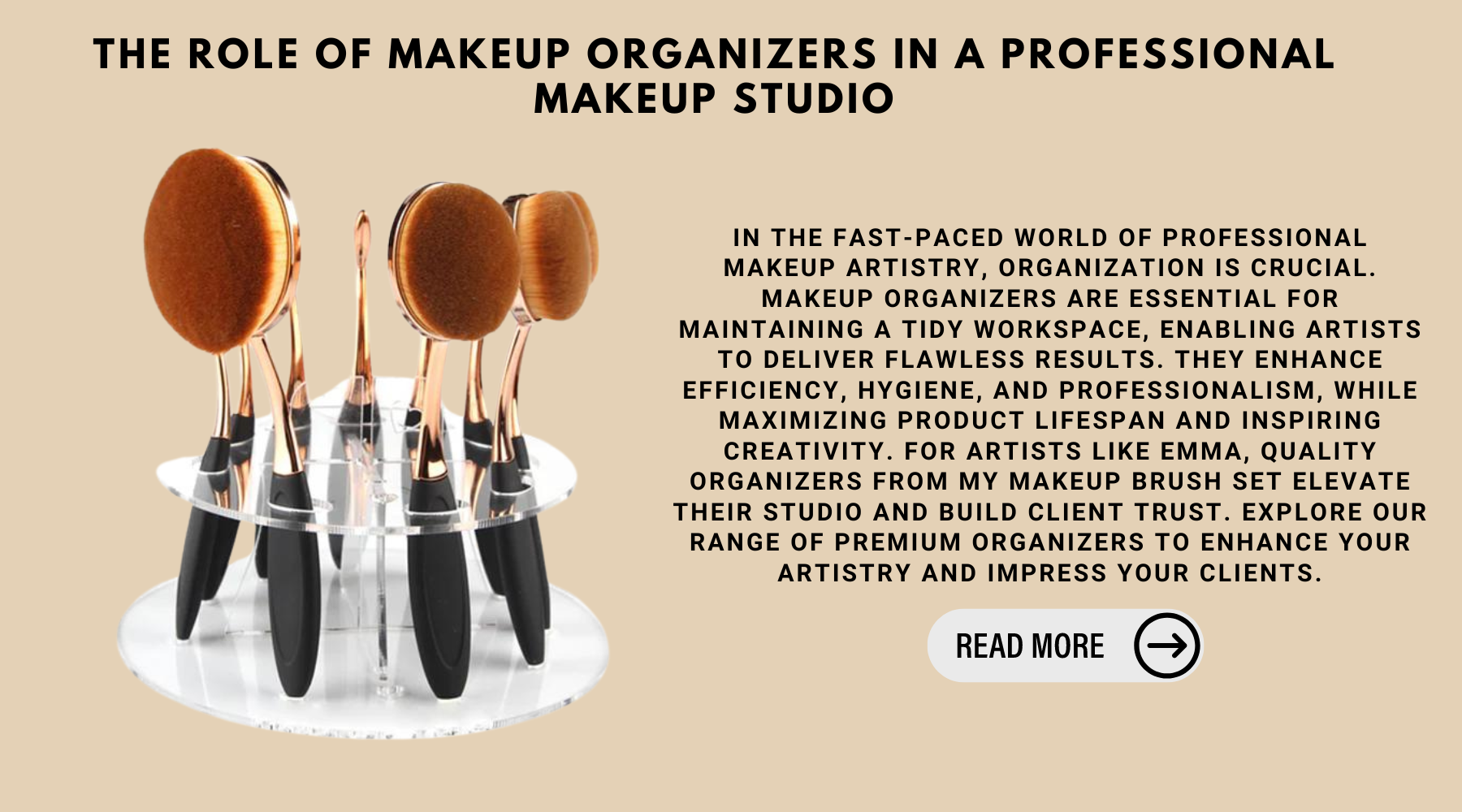 The Role Of Makeup Organizers In A Professional Makeup Studio