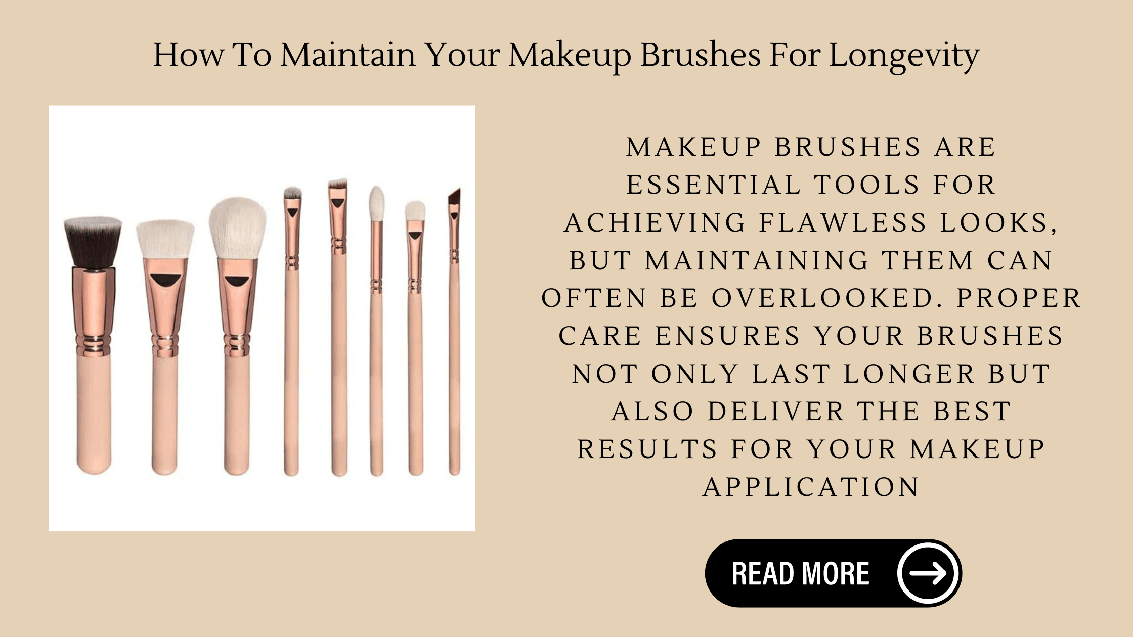 How To Maintain Your Makeup Brushes For Longevity