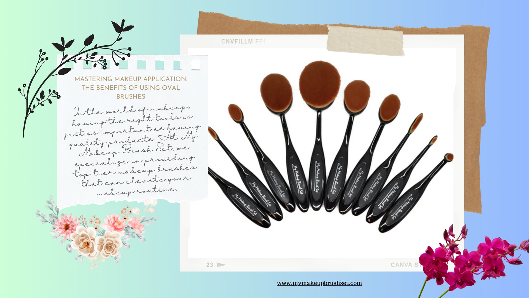 Mastering Makeup Application: The Benefits of Using Oval Brushes