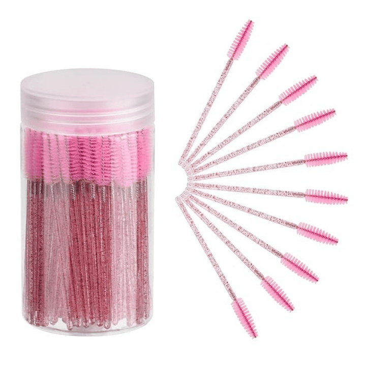 100PCS Disposable Mascara Wands - Lash And Brow Grooming