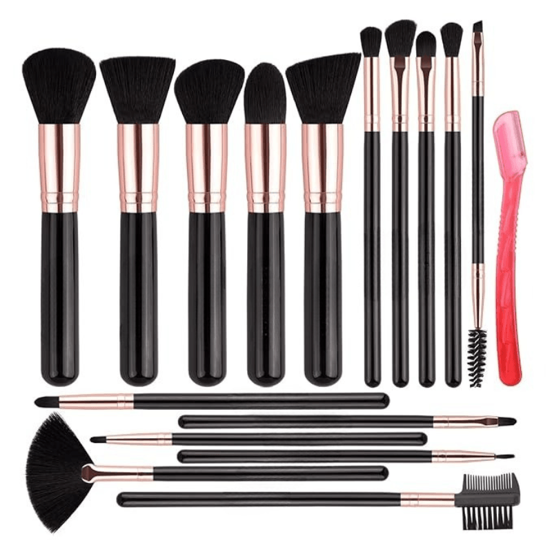 16Piece Makeup Brush Set - Complete Face Application