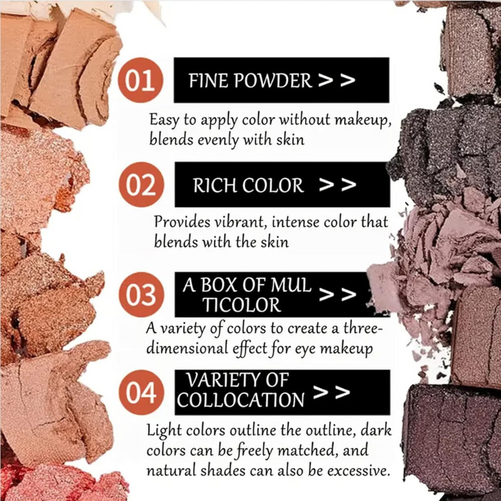 12 Vibrant Shimmer Eyeshadow Palette For Stunning Eye Makeup