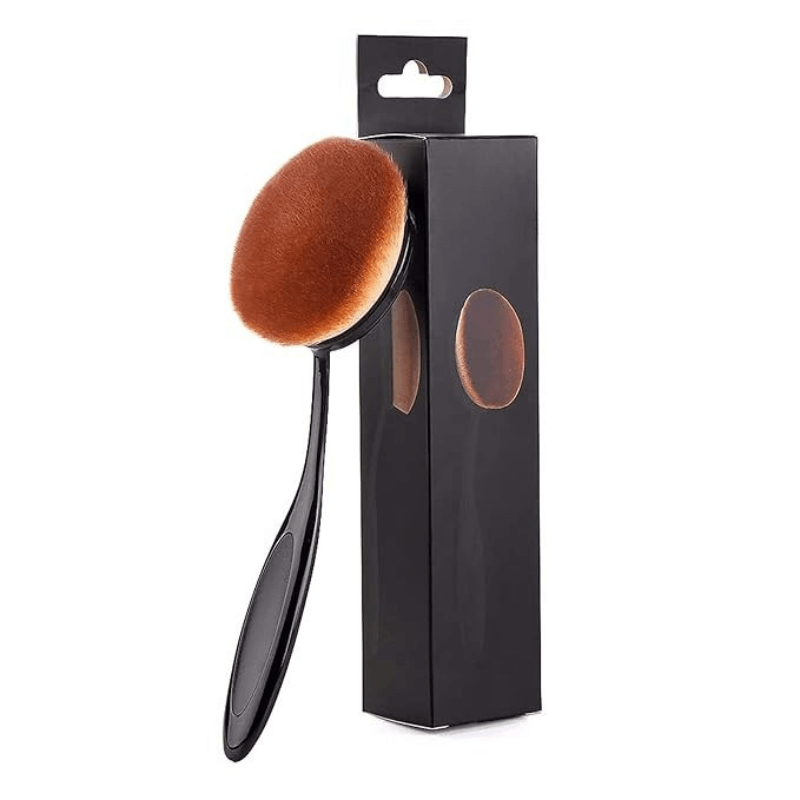 Oval Foundation Brush Flawless Application For Liquid And Powder