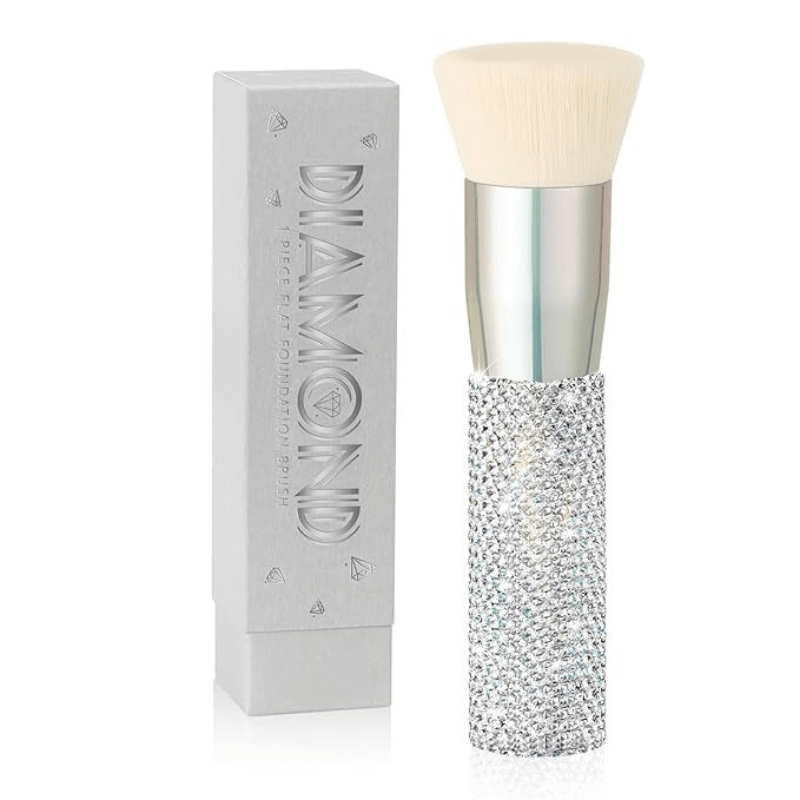 Flat Top Foundation Brush For Blending And Buffing Makeup