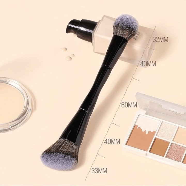 Double Ended Brush - Professional Makeup Foundation Contour Brush