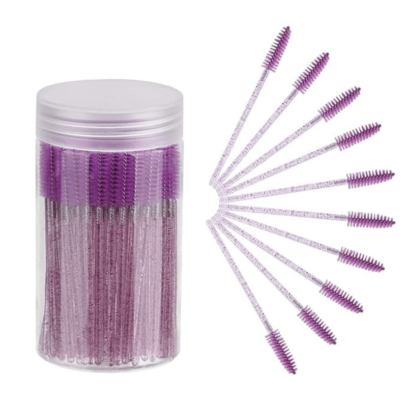 100PCS Disposable Mascara Wands - Lash And Brow Grooming