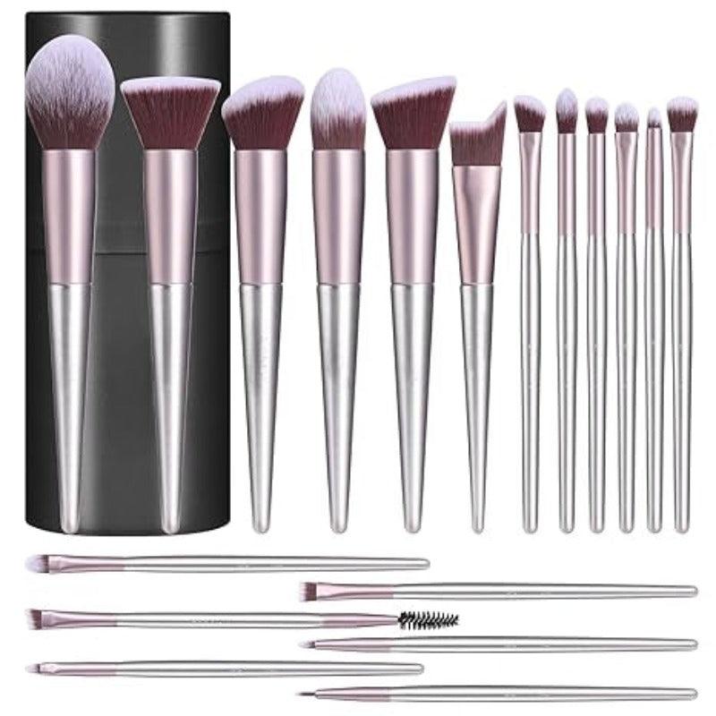 18Pieces Makeup Brush Set - Contouring and highlighting brushes