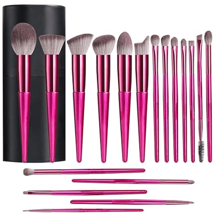 18Pieces Makeup Brush Set - Contouring and highlighting brushes