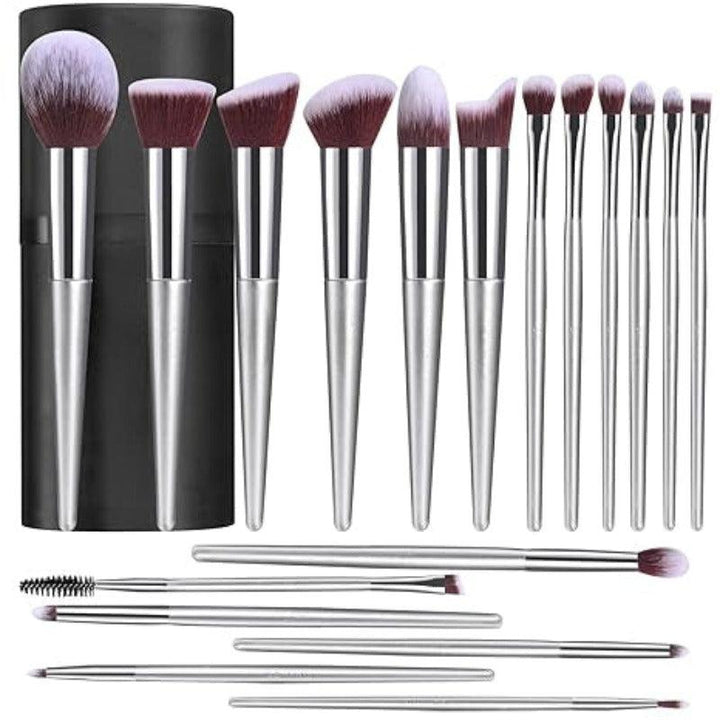 18Pieces Makeup Brush Set - Contouring and highlighting brushes