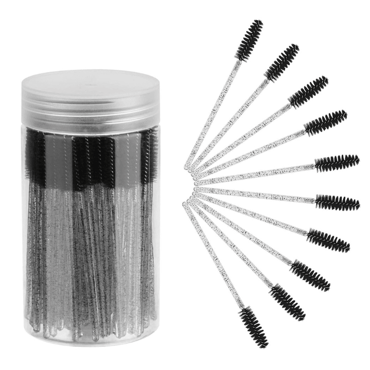 100PCS Disposable Mascara Wands - Lash And Brow Grooming