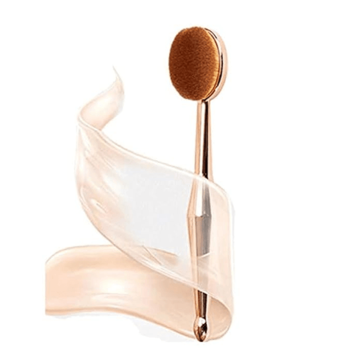 Oval Makeup Brush Set for Flawless Foundation and Blending