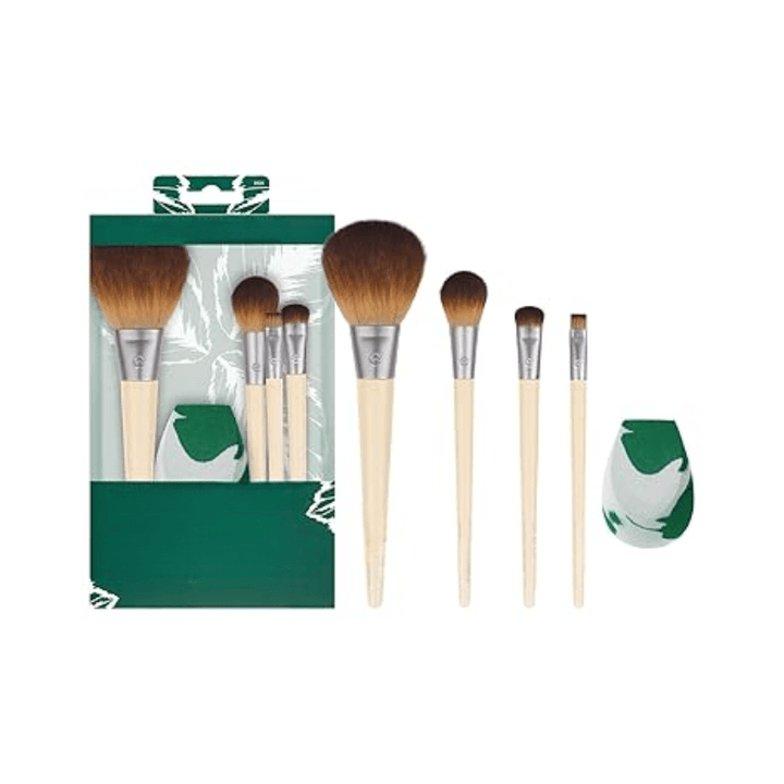 Bamboo Makeup Brush Set - Travel Friendly Beauty Tools