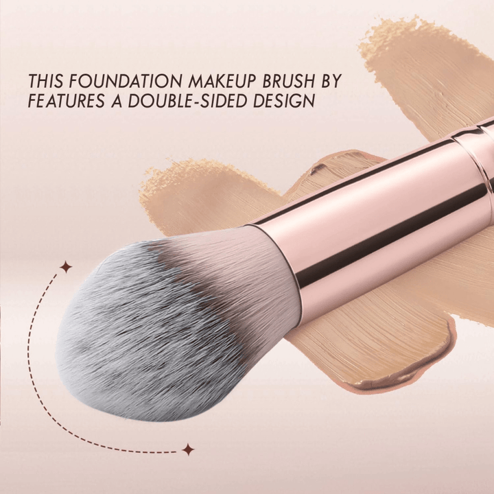 Double Ended Brush - Professional Makeup Foundation Contour Brush