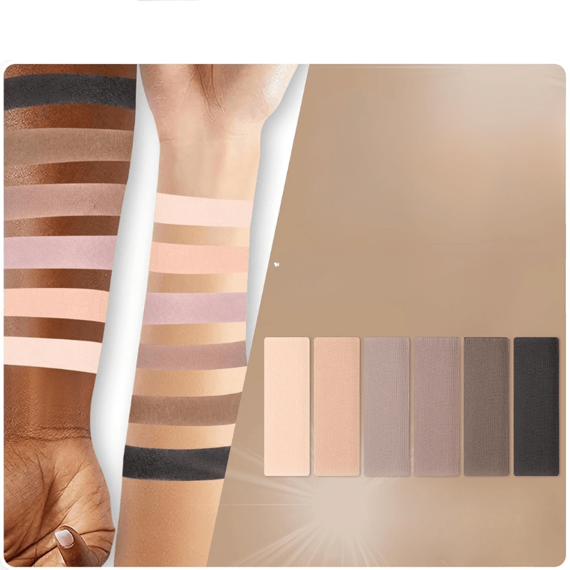 6 Color Matte Eyeshadow Makeup Palette And Blendable