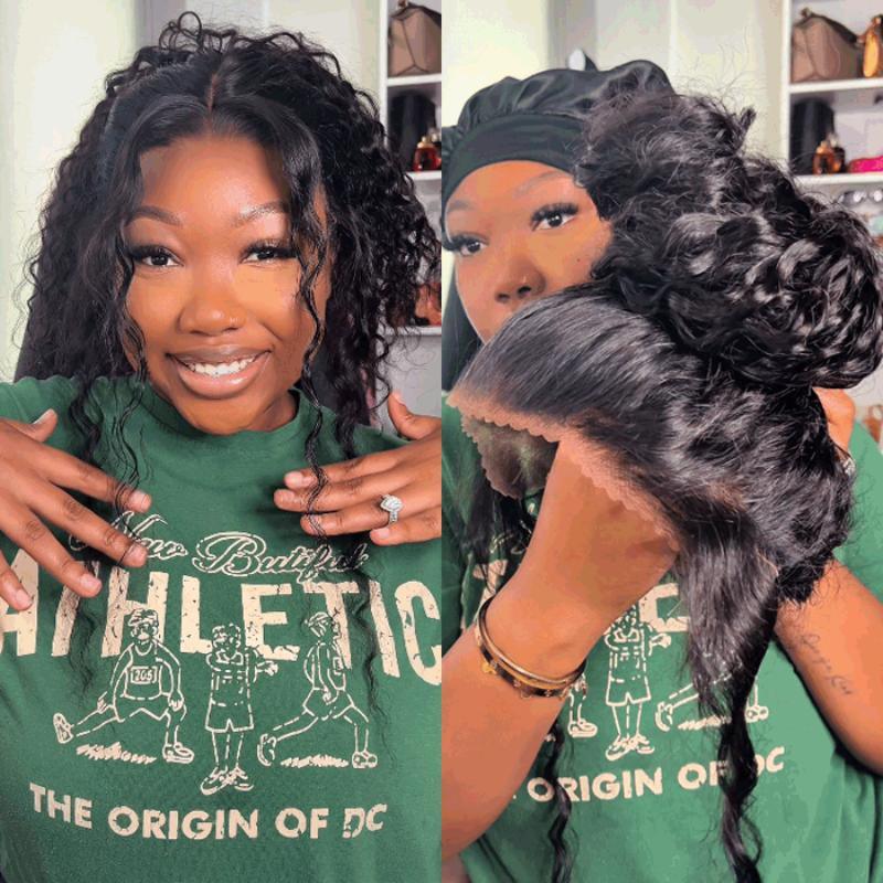 360 Lace Frontal Wig - Hidden Strap for Natural Look