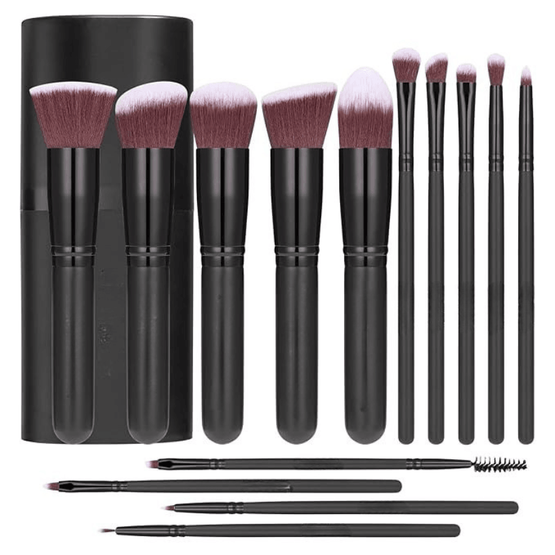 14 Piece Makeup Brush Set For Effortless Application