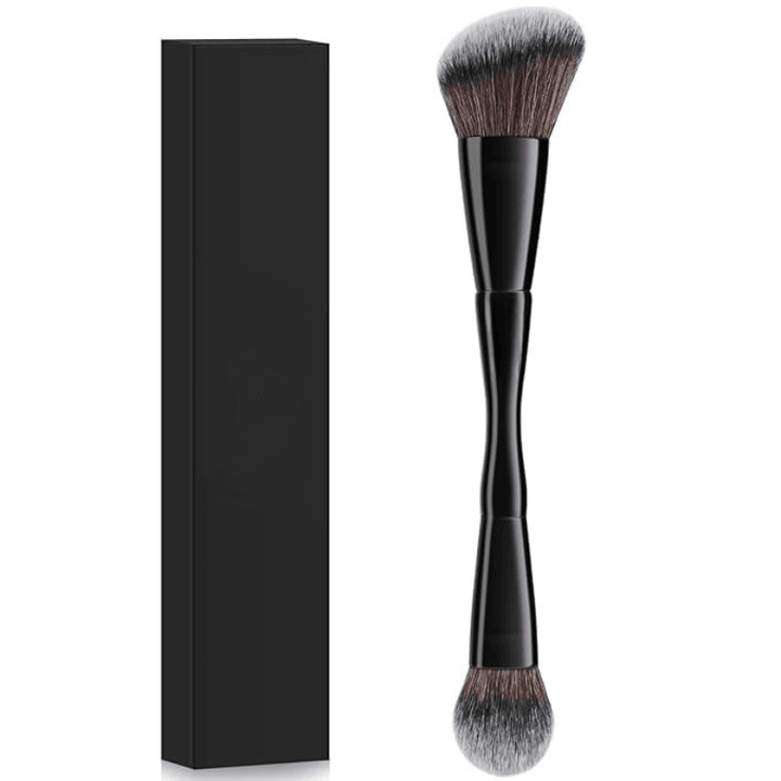 Double Ended Brush - Professional Makeup Foundation Contour Brush