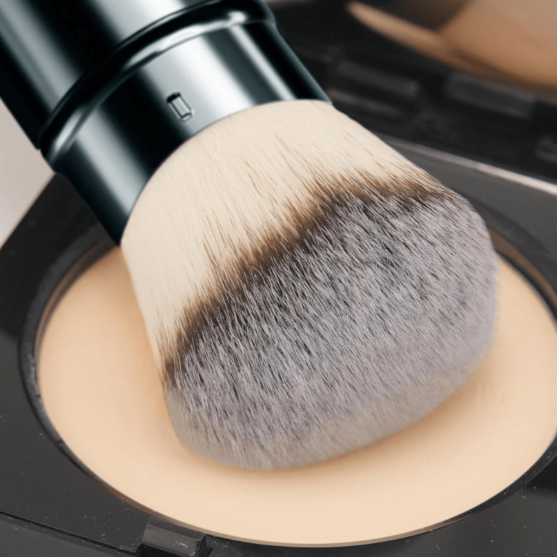 Retractable Kabuki Brush Travel Friendly Makeup Tool