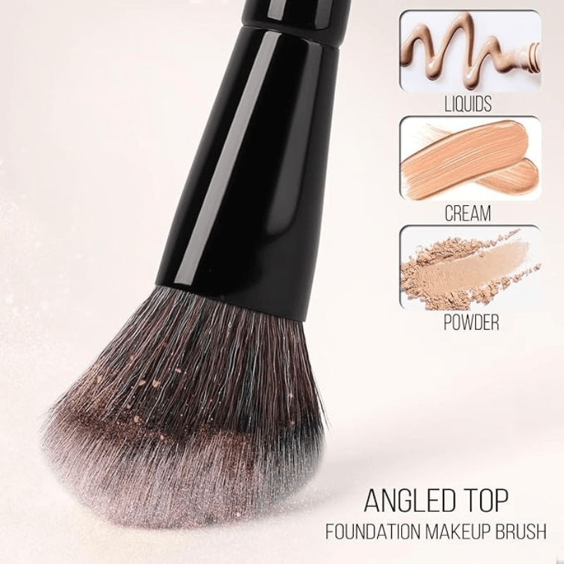 Double Ended Brush - Professional Makeup Foundation Contour Brush