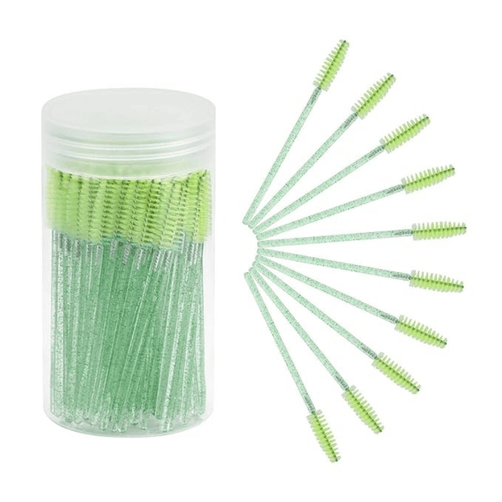 100PCS Disposable Mascara Wands - Lash And Brow Grooming