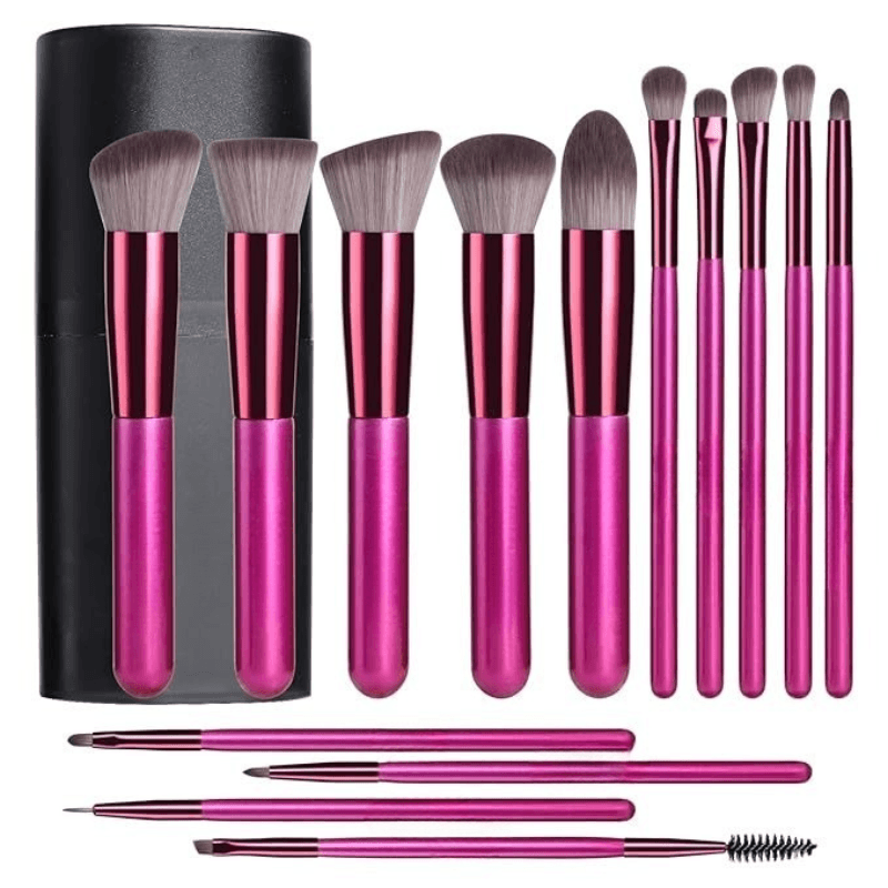 14 Piece Makeup Brush Set For Effortless Application