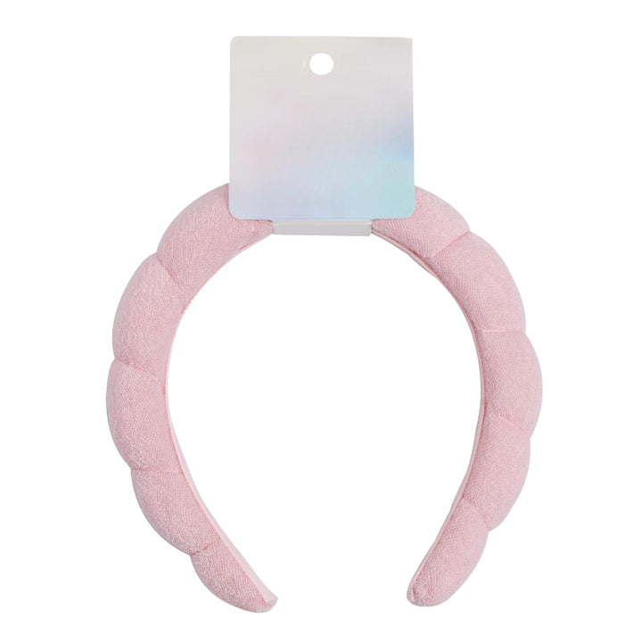 Bubble Spa Headband Soft Plush for Makeup and Skincare