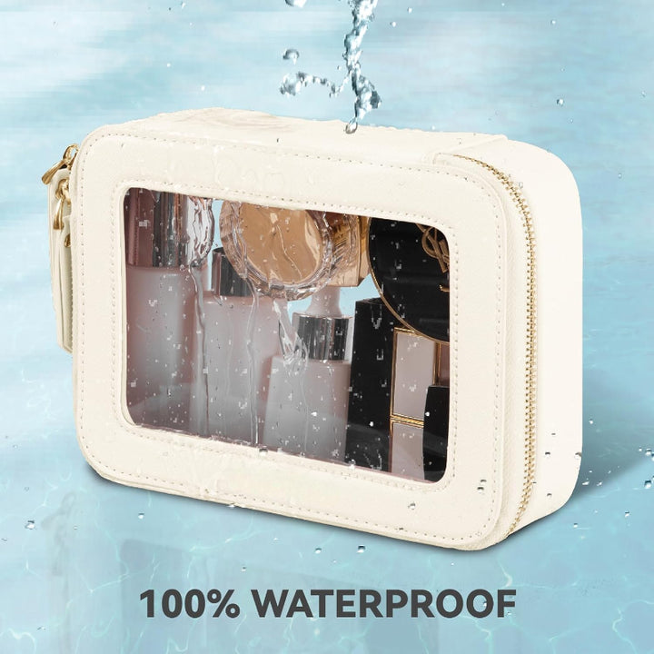 Makeup Bag Cosmetic Organizer Case With Waterproof Design And Zipper