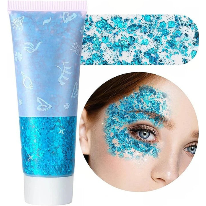 Multi Purpose Party Glitter Gel for Events and Celebrations