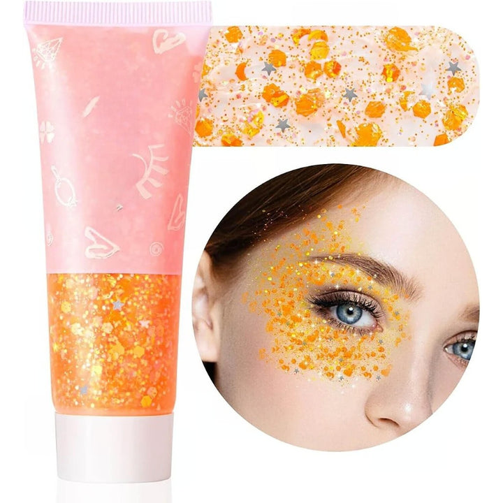 Multi Purpose Party Glitter Gel for Events and Celebrations