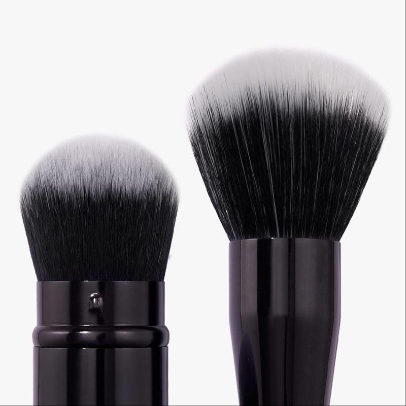 2Piece Makeup Brush Set For Powder And Foundation Application