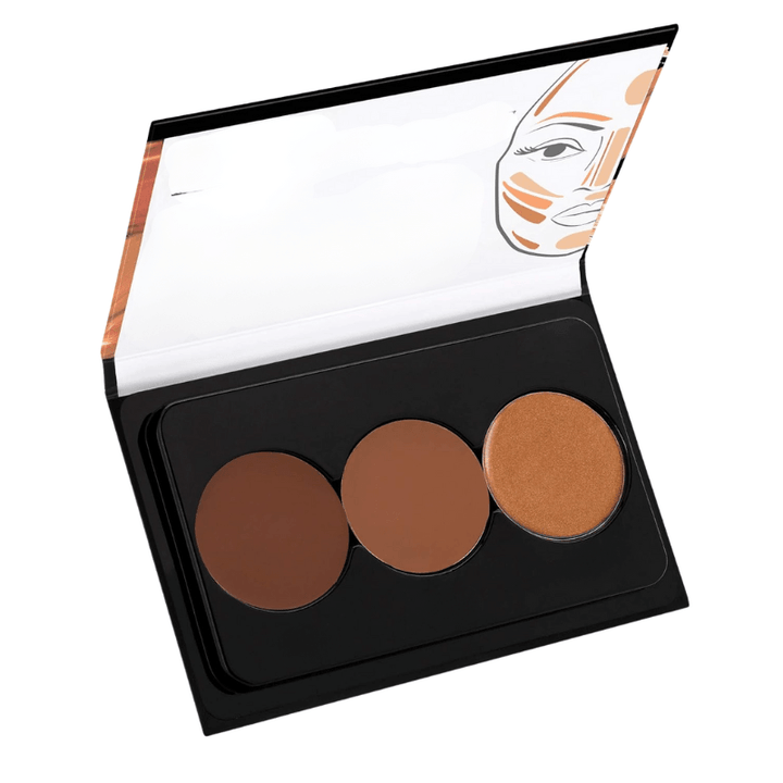 Vibrant Cream Contour Palette Kit Rich And Blendable Shades