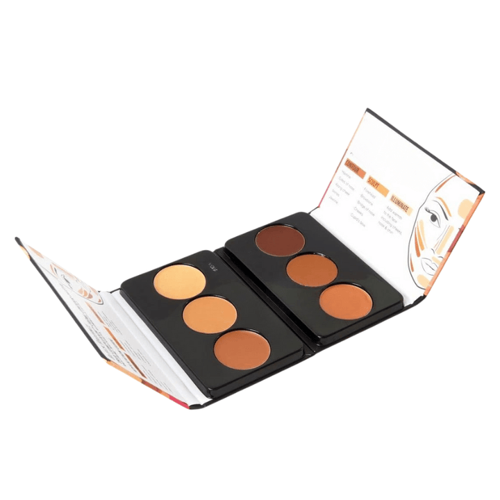 Vibrant Cream Contour Palette Kit Rich And Blendable Shades