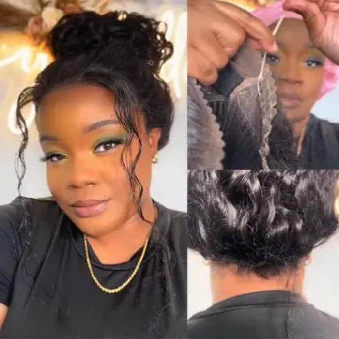 Upgrade Glue Less 360 Lace Frontal Wig With Hidden Strap