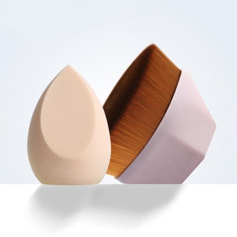 1Pc Foundation Brush And Makeup Sponge – Flawless Blending