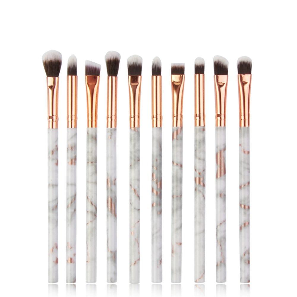 7/10 Pcs Marbling Makeup Brushes Set – Soft and Blending Brushes