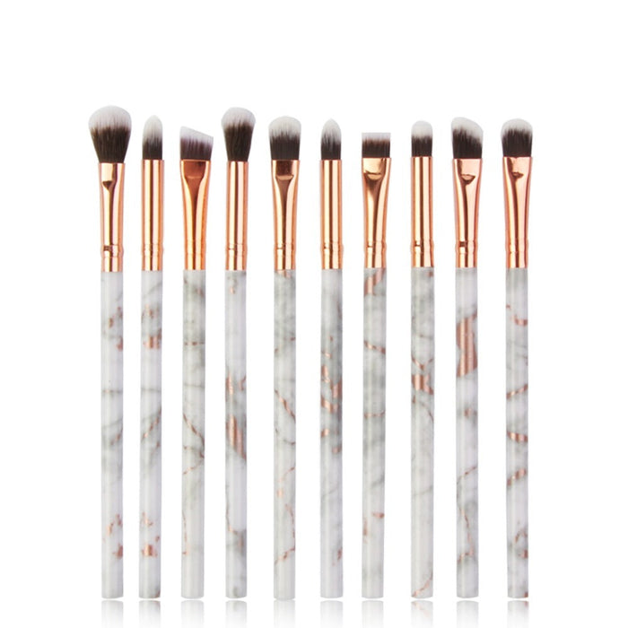 7/10 Pcs Marbling Makeup Brushes Set