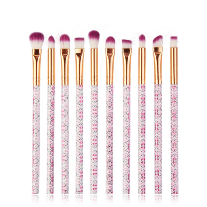 7/10 Pcs Marbling Makeup Brushes Set – Soft and Blending Brushes