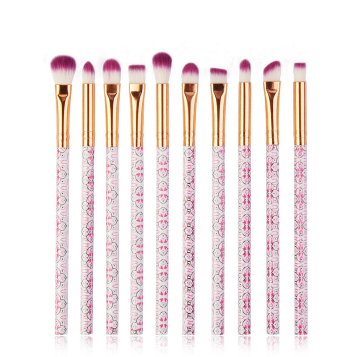 7/10 Pcs Marbling Makeup Brushes Set