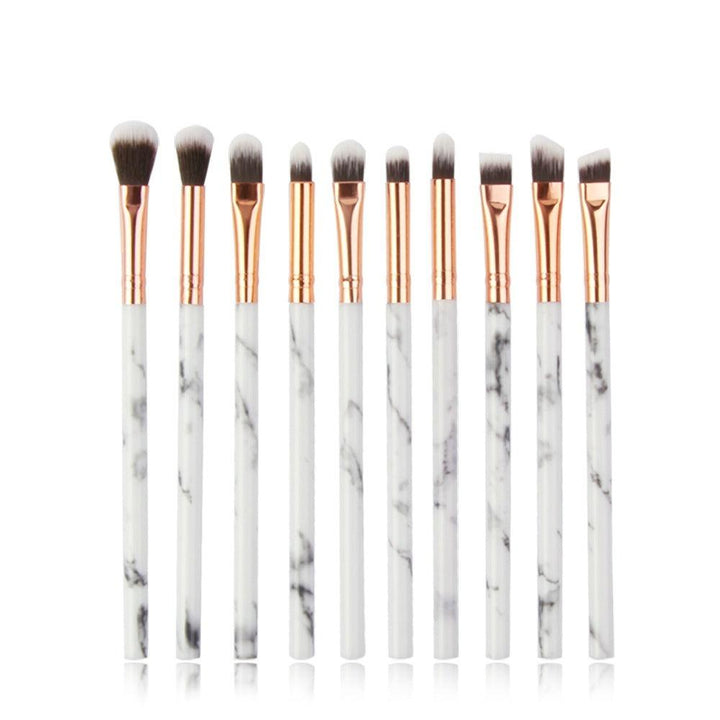 7/10 Pcs Marbling Makeup Brushes Set – Soft and Blending Brushes