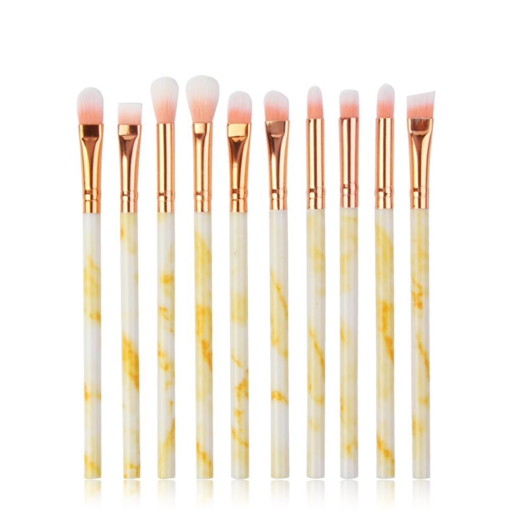 7/10 Pcs Marbling Makeup Brushes Set – Soft and Blending Brushes