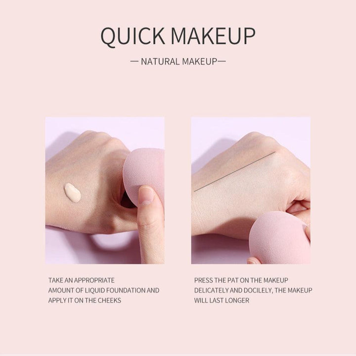 Premium Makeup Sponge Set – Wet And Dry Cosmetic Puffs