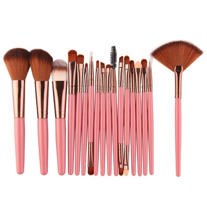 18Pcs Makeup Brush Set - Perfect for Face and Eye Makeup Set