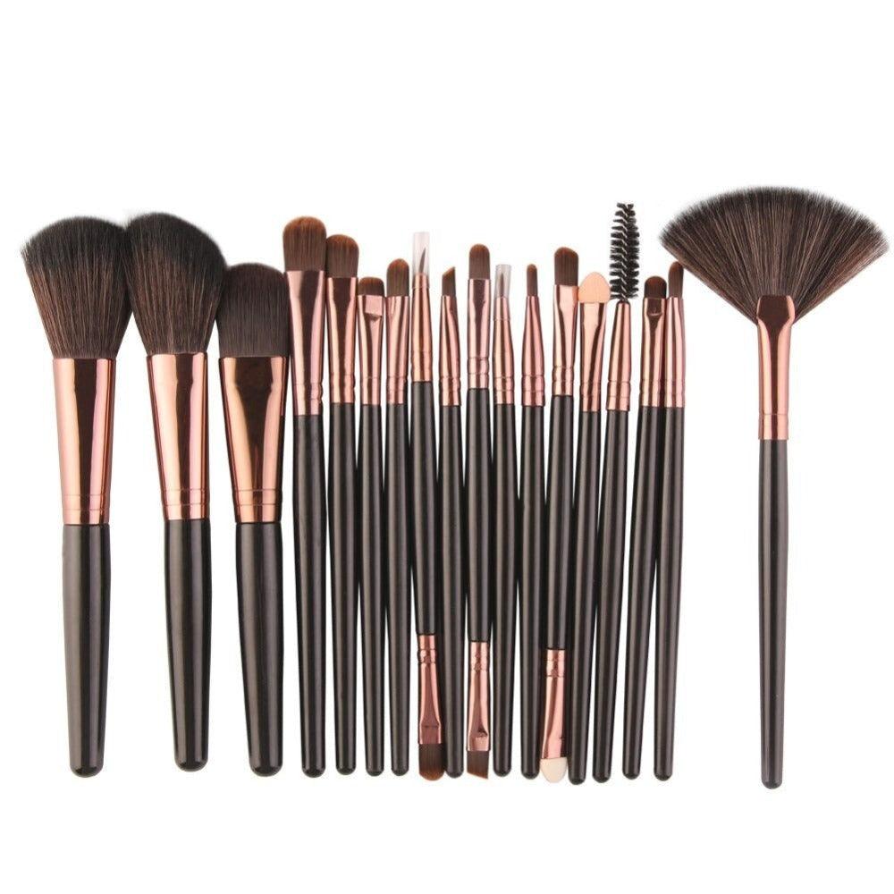 18Pcs Makeup Brush Set - Perfect for Face and Eye Makeup Set