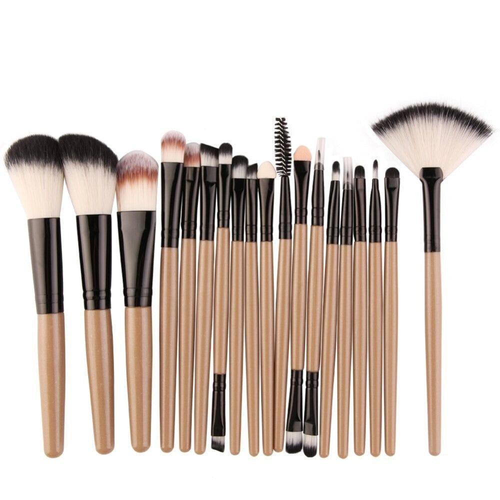 18Pcs Makeup Brush Set - Perfect for Face and Eye Makeup Set