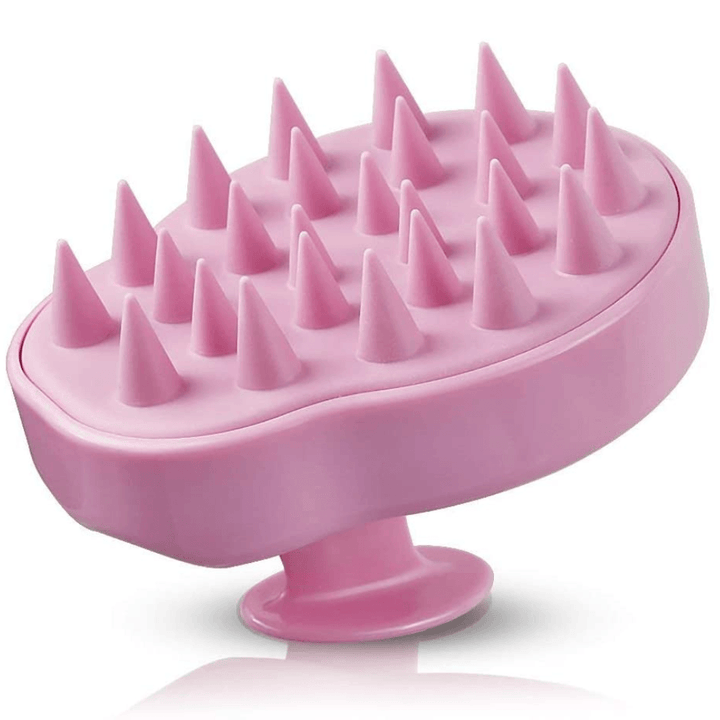 Silicone Scalp Massager Brush - Shampoo Brush 4 Pieces