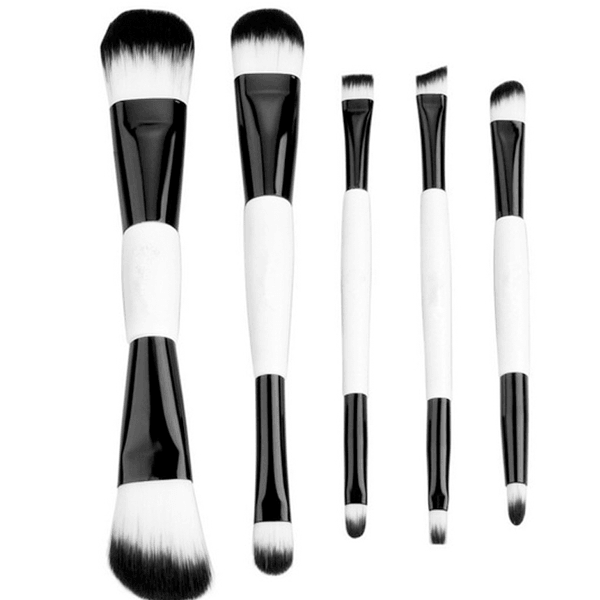 Dual Side Portable Brush Set - 5 Double Sided Brushes