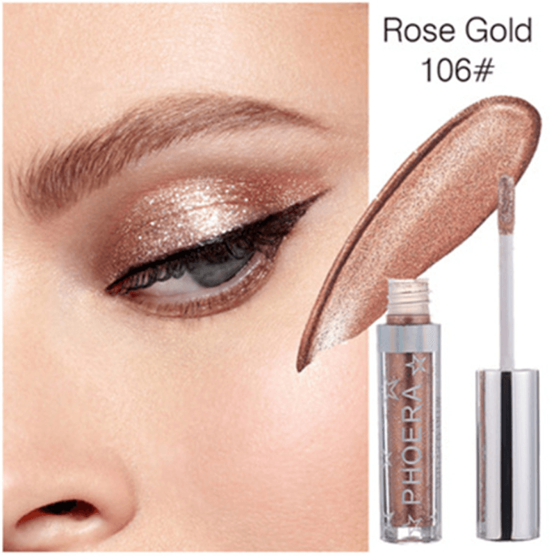 Metallic Liquid Eyeshadow – High-Pigment, Long-Lasting Shine