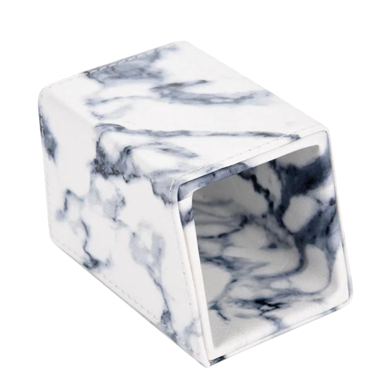 Elegant Marble Brush Holder – Compact And Durable Organizer